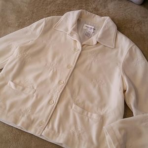 Womens Jones New York Embroidery Jacket